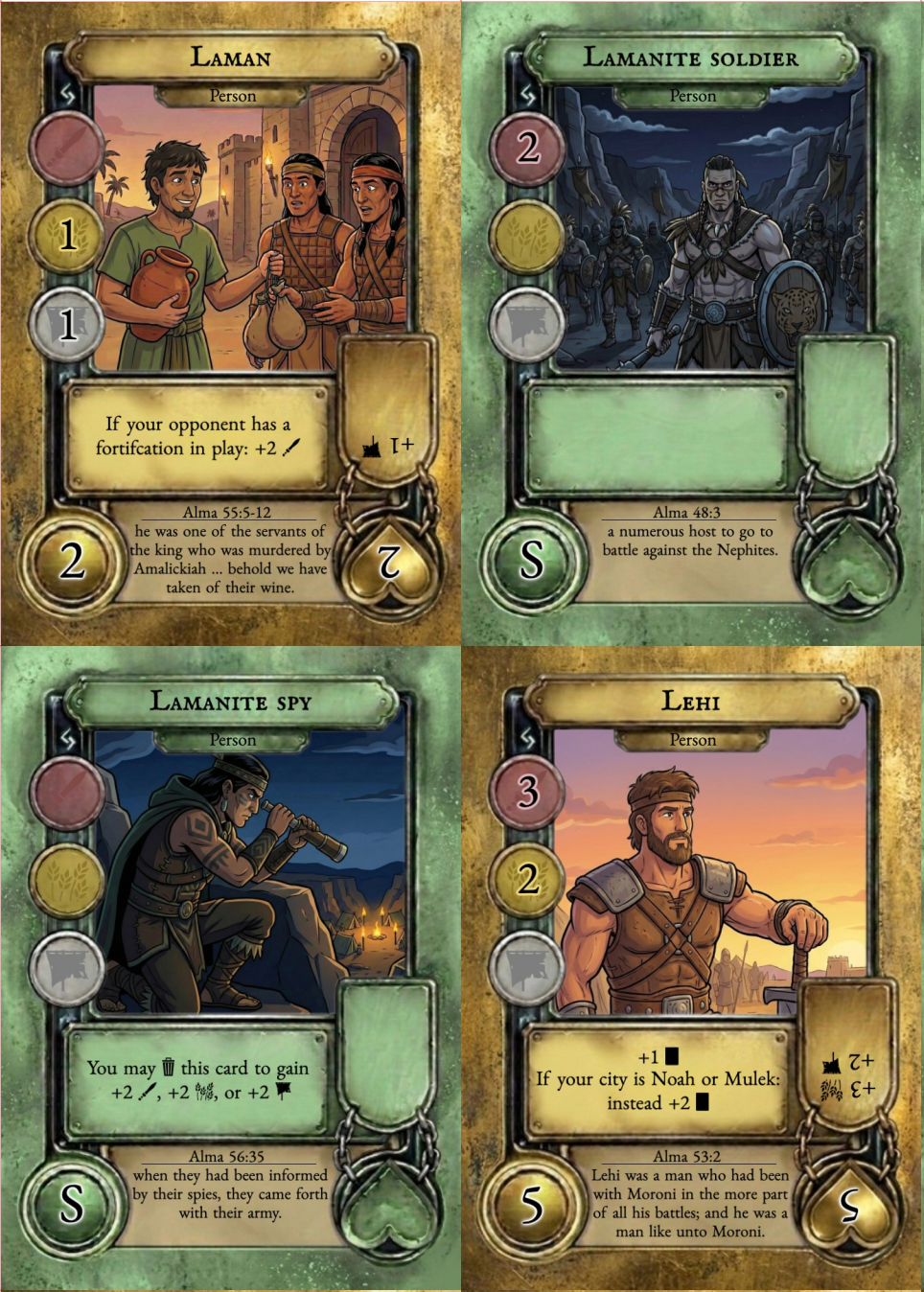 Fortified: The Book of Mormon Deckbuilding Game