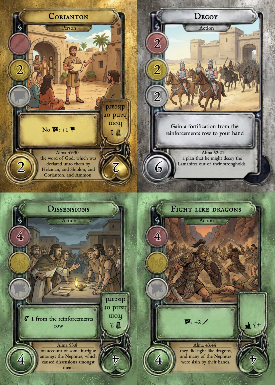 Fortified: The Book of Mormon Deckbuilding Game