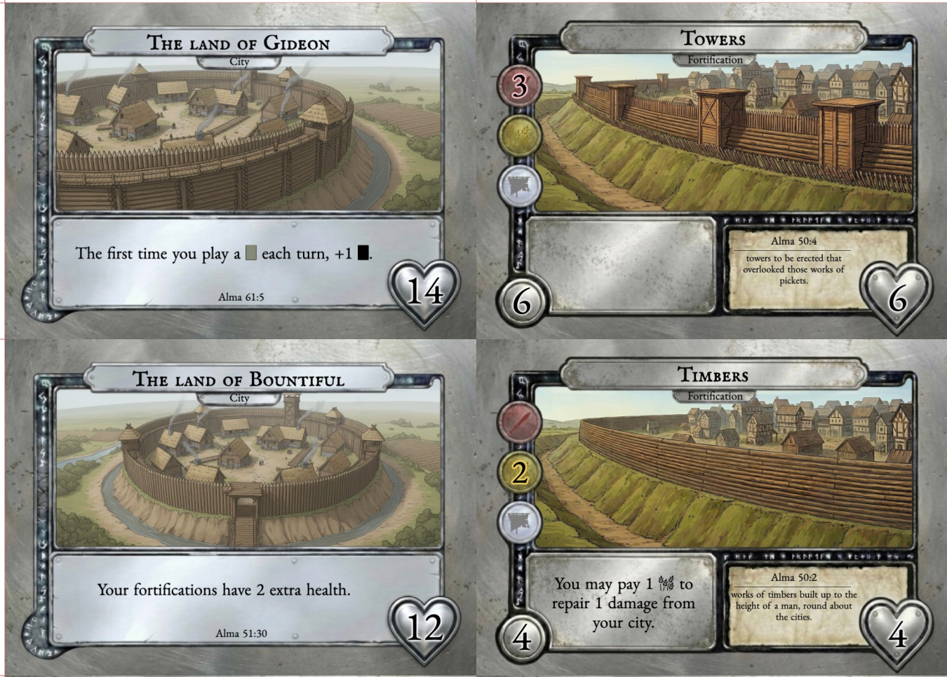 Fortified: The Book of Mormon Deckbuilding Game
